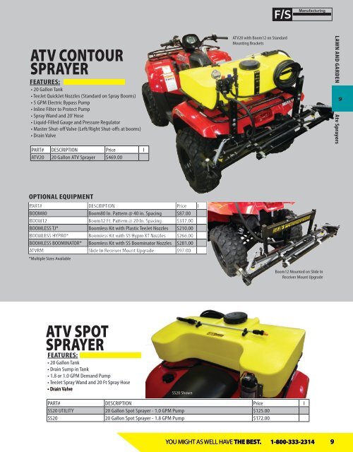 2018 Equipment & Parts Catalog