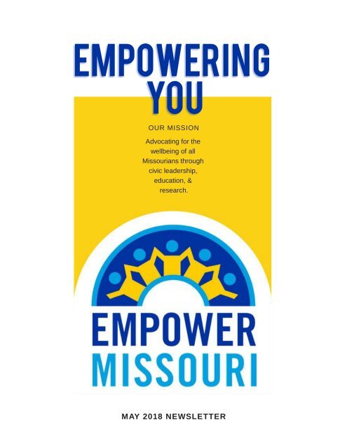 Empowering You May 2018 Newsetter