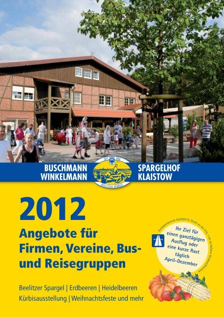 Angebote für Firmen, Vereine, Bus - Spargelhof Buschmann ...