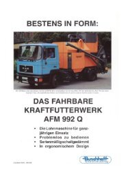 das fahrbare kraftfutterwerk afm 992 q - Th. Buschhoff GmbH & Co.