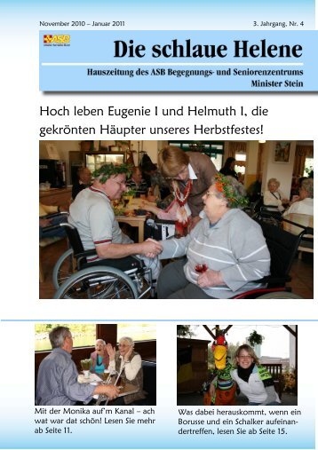 Hauszeitung Helene Ausgabe 4/2010 - ASB Begegnungs- und ...