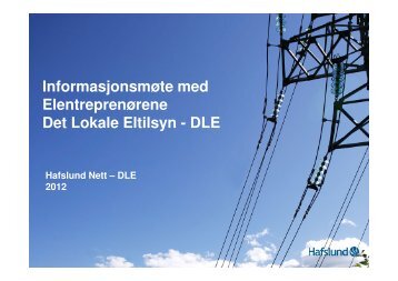 DLE - Hafslund Nett