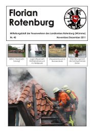 Feuerwehr - Veranstaltungen im Landkreis ... - Florian Rotenburg