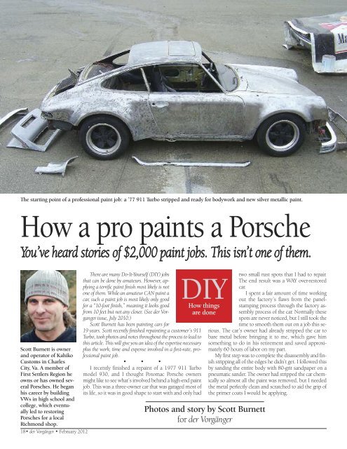 DIY - Porsche Club of America