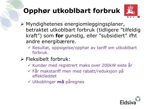 installatørmøte 2011 (pdf) - Eidsiva Nett AS