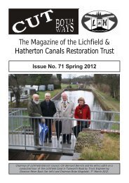 Issue No. 71 Spring 2012 - PDF - Lichfield and Hatherton Canals ...