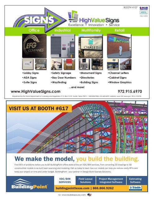 Dallas 2016 Build Expo Show Directory