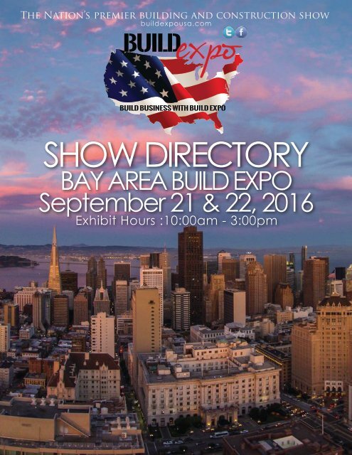 Bay Area 2016 Build Expo Show Directory