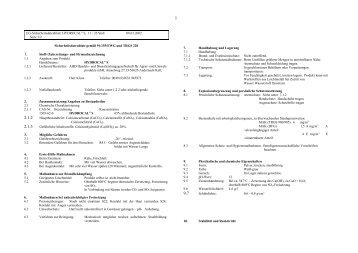 EG-Sicherheitsdatenblatt: Calciumcarbonat 90 ... - Verblasetechnik