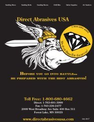 Direct Abrasives USA Catalog Revised 2017