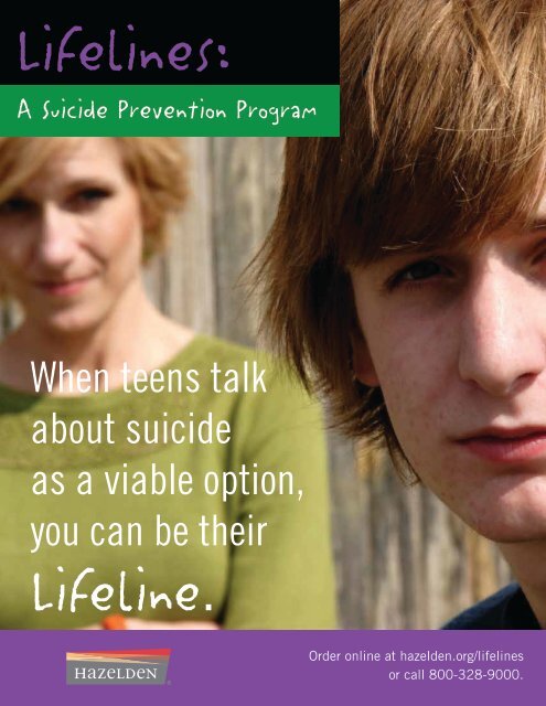 LifeLines Suicide Prevention Program LifeLines Suicide Prevention Program
