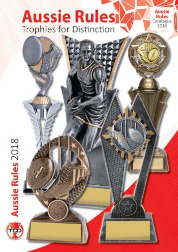 2018 Aussie Rules Trophies for Distinction