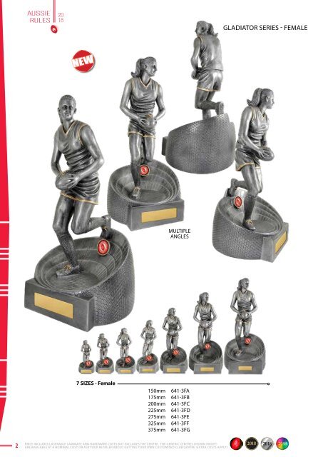 2018 Some Really Different AFL Trophies