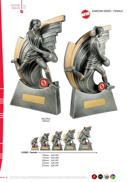 2018 Some Really Different AFL Trophies