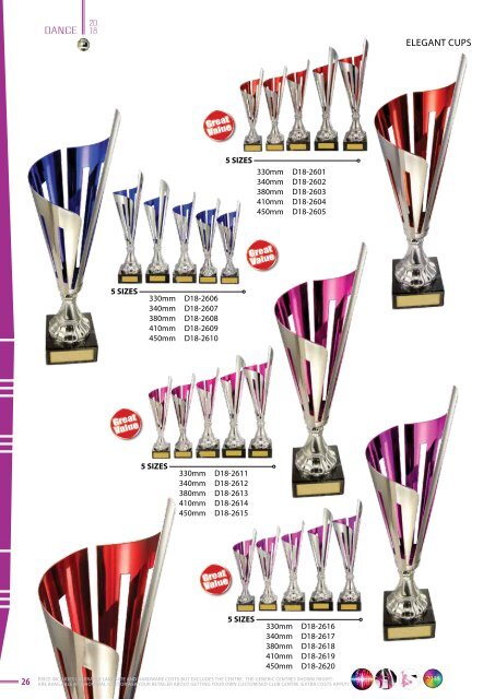 2018 Some Really Different Dance Trophies