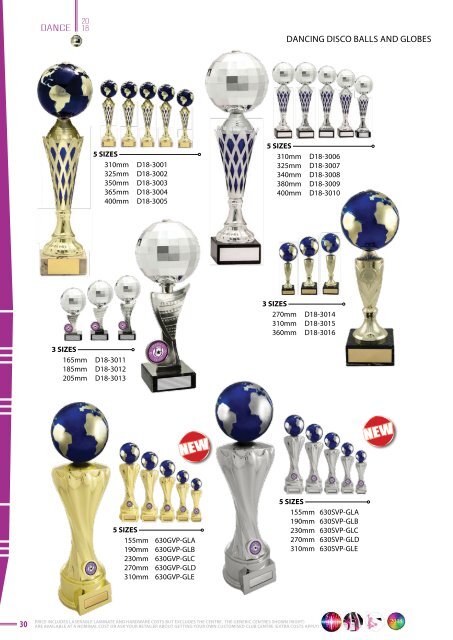 2018 Some Really Different Dance Trophies