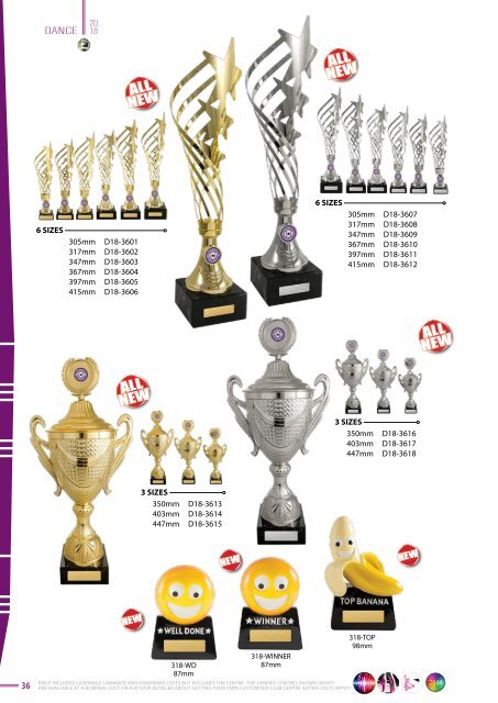 2018 Some Really Different Dance Trophies