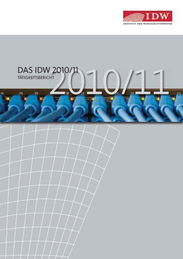 IDW Tätigkeitsbericht