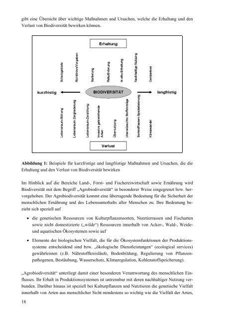 Forschungsarbeiten zum Thema Biodiversität aus den ... - Genres