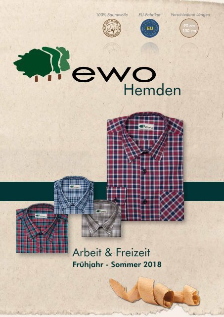ewo Hemden Katalog Frühjahr / Sommer 2018
