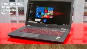 1-800-597-1052 HP Gaming Laptop Support Phone Number