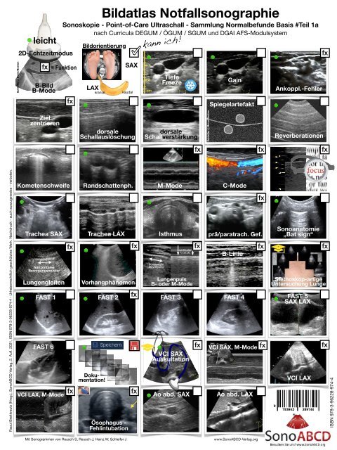 Der Bildatlas Notfallsonographie zum Ausdrucken
