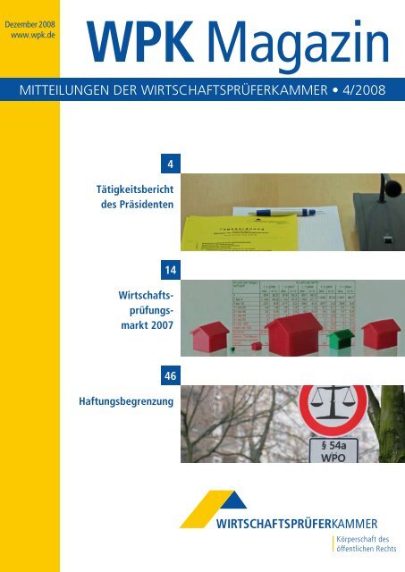 Wpk Magazin 4 2008 Wirtschaftspruferkammer