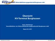 Übersichtplan KV-Terminal (Stand Februar 2011) - WiföG Burghausen