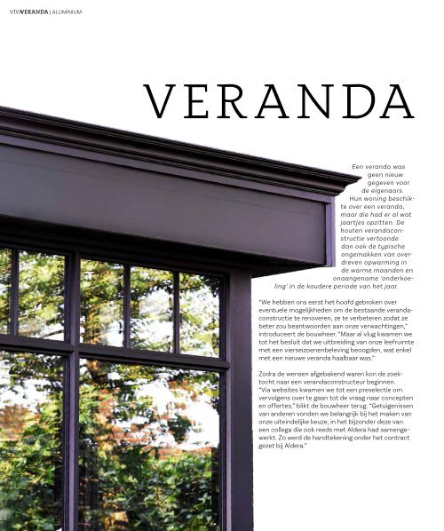 VivaVeranda magazine 2018 NL