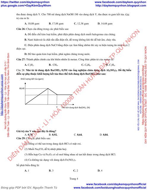 Bộ đề thi thử THPT QG 2018 Các môn TOÁN - LÍ - HÓA Các trường THPT Cả nước CÓ HƯỚNG DẪN GIẢI (Lần 21) [DC04052018]