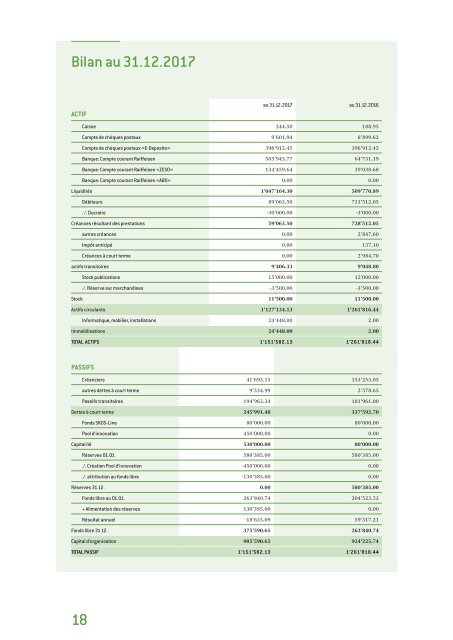 Rapport annuel 2017