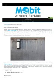 Avail Affordable Valet Parking - Mobit Airport Parking