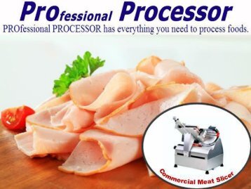 Best Commercial Meat Slicer Online | ProProcessor.com 