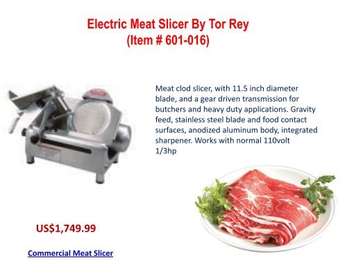 Best Commercial Meat Slicer Online | ProProcessor.com 