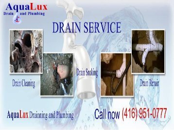 Welcome to AquaLux Draining and Plumbing