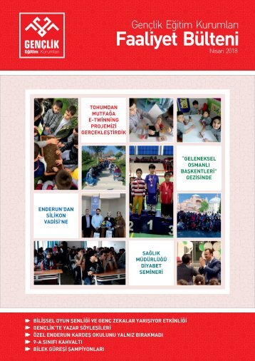 GENÇLİK EĞİTİM KURUMLARI NİSAN BÜLTENİ 2018