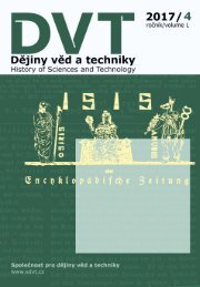 Dějiny věd a techniky 2017, 4