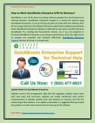 How to Work QuickBooks Enterprise S/W for Business?