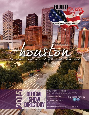 Houston 2015 Build Expo Show Directory