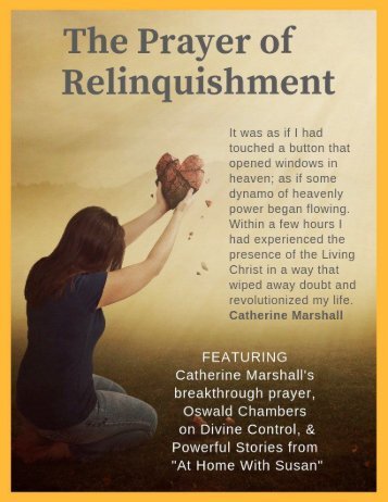 The Prayer of Relinquishment 