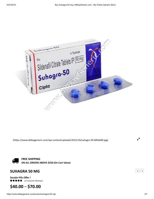 Buy Suhagra 50 mg