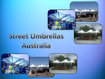 Retractable Umbrella at Street Umbrellas Australia