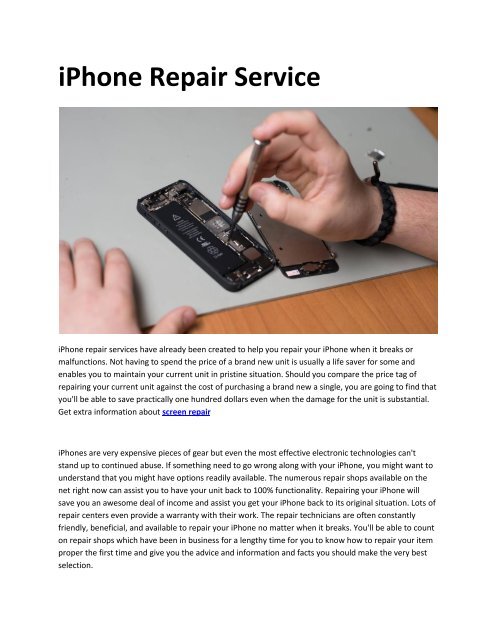 iPhone Repair