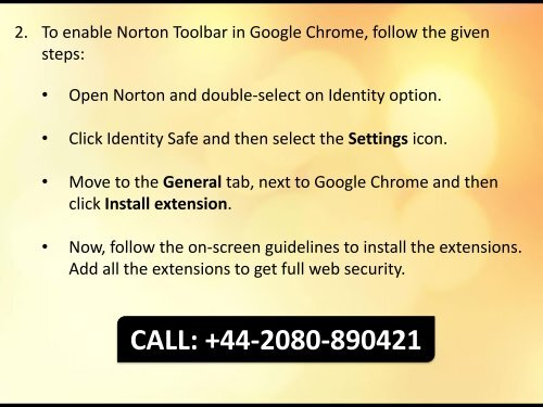 Recover Missing Norton Identity Safe Toolbar on Google Chrome