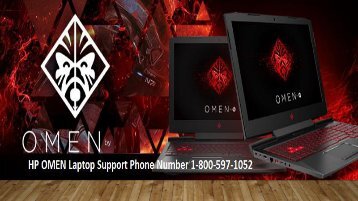  1-800-597-1052 HP Omen Laptop Support Phone Number