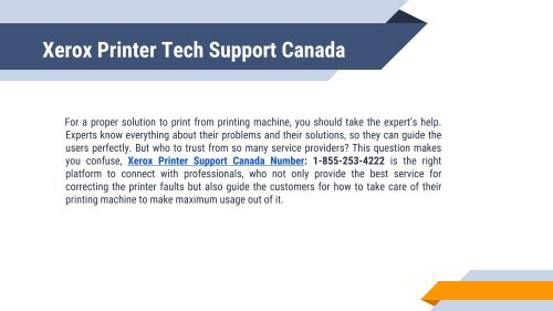 Xerox Support Helps When The Printer Does Not Turn On