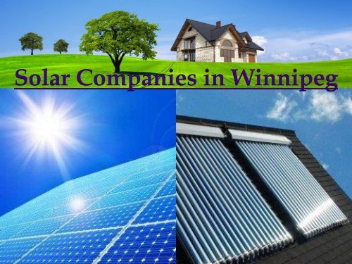 Solar Companies in Winnipeg