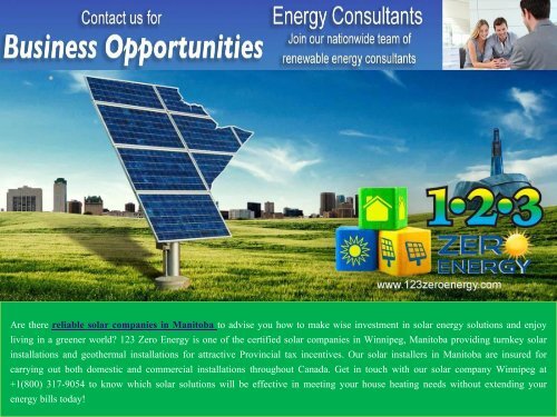 Solar Companies in Winnipeg
