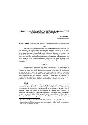 PDF 267 Kb - Cumhuriyet Üniversitesi Bilimsel Yayınları