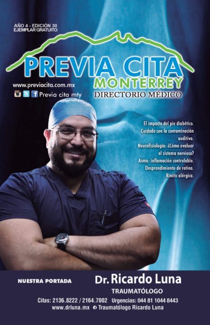 Directorio medico Previa Cita monterrey edicion 30